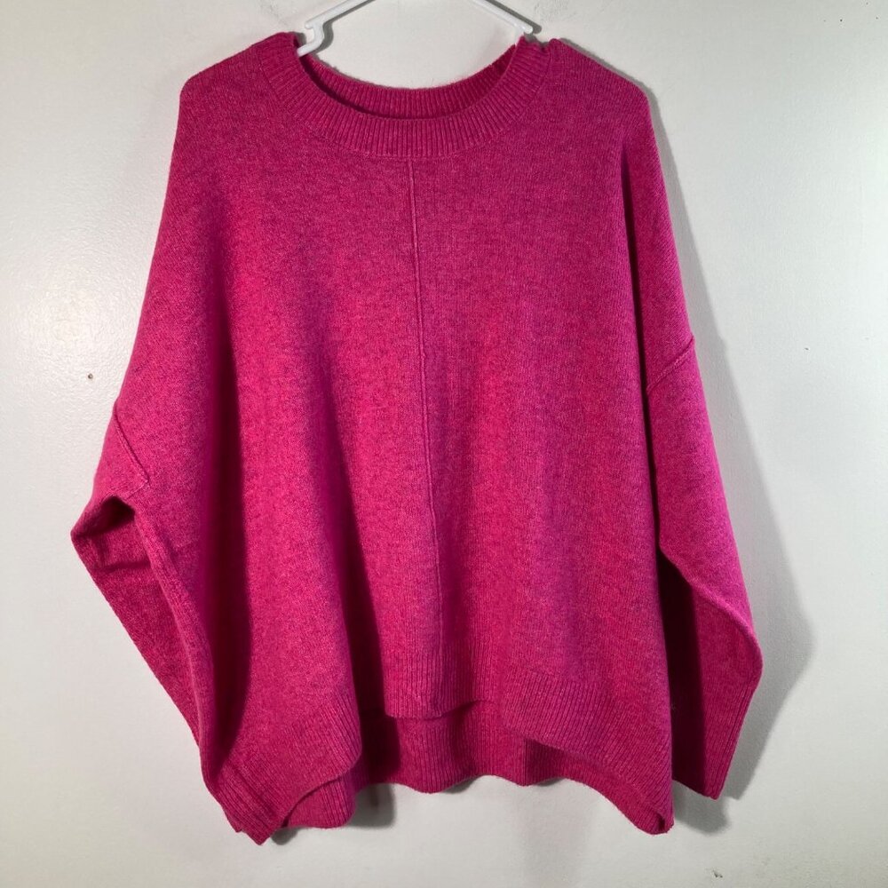 Womens Vince Camuto Paradox Sweater Pink 2XL NWT Acrylic Polyester Spandex‎